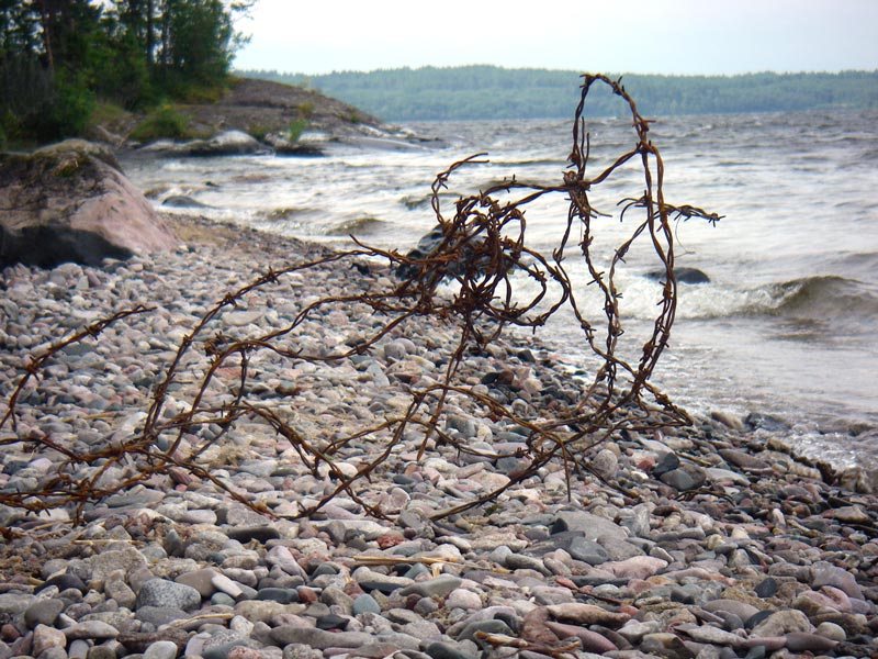 На берегах Онеги до сих пор можно встретить напоминания о финской оккупации 1941 года